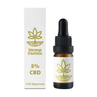 CBD Olaj Hemp Farms 5% 10ml. Full Spectrum