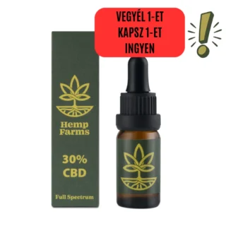 CBD Olaj Hemp Farms 30% 10ml. Full Spectrum