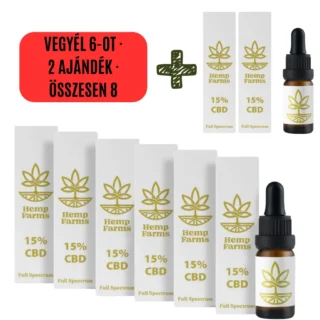 CBD Olaj Full Spectrum – Super Combo 6 x 15% (9000mg)