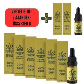 CBD Olaj Full Spectrum – Super Combo 6 x 20% (12000mg)