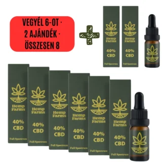 CBD Olaj Full Spectrum – Super Combo 6 x 40% (24000mg)