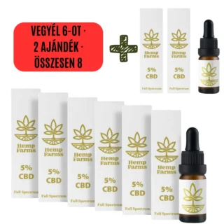 CBD Olaj Full Spectrum – Super Combo 6 x 5% (3000mg)