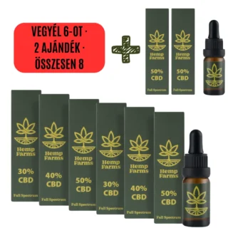 CBD Olaj Super Combo – (2 x 30%) + (2 x 40%) + (2 x 50%)
